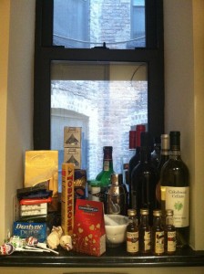 Booze and snack bar